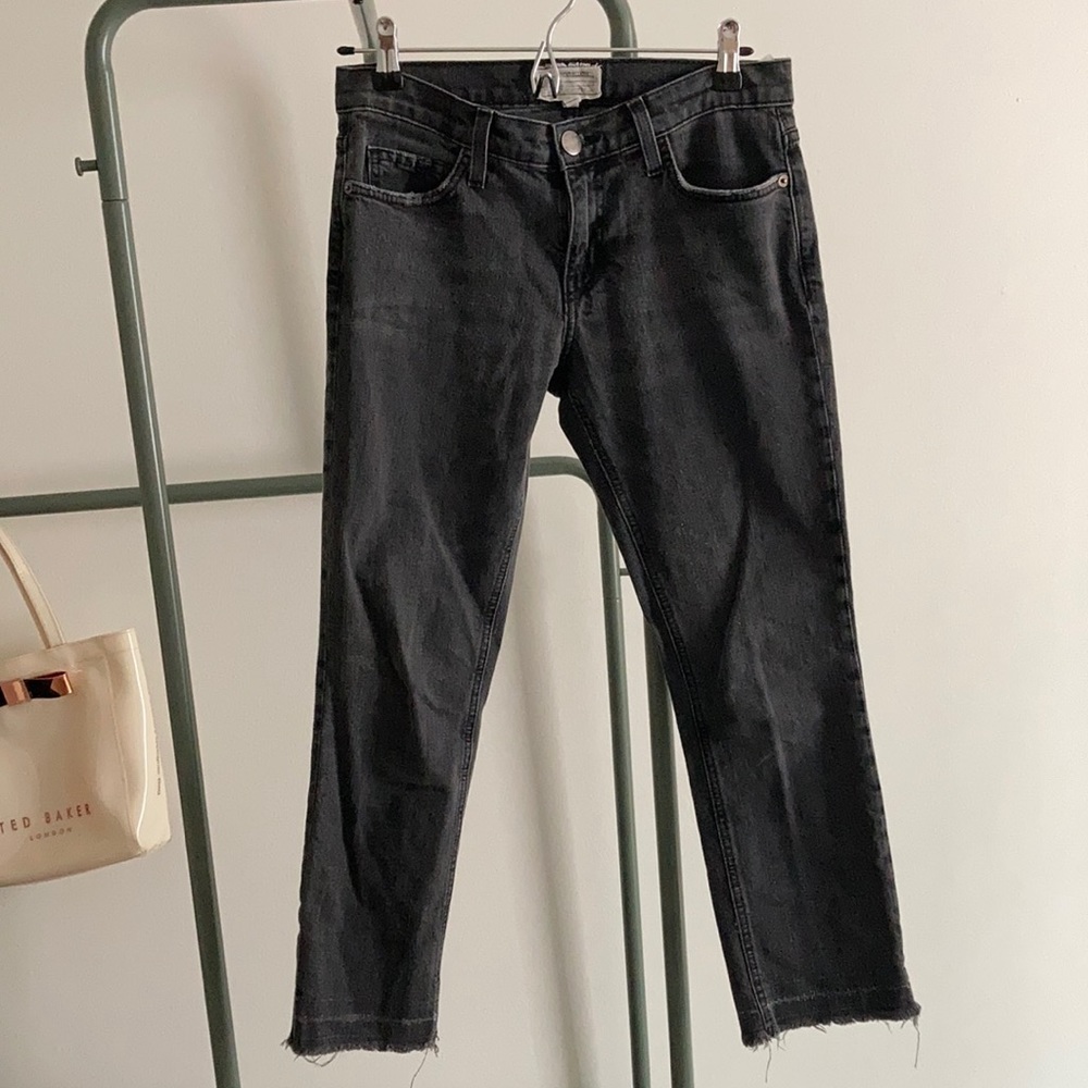 Current/ Elliott Cropped Straight Jeans